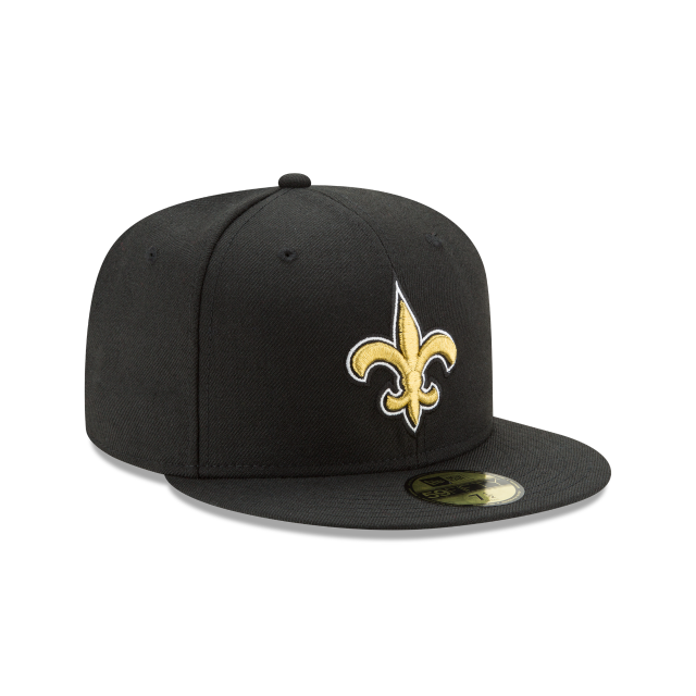 New Orleans Saints - 59Fifty Black Hat, New Era