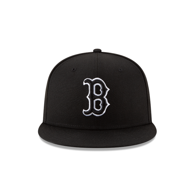Boston Red Sox - 59Fifty Black Outline Hat, New Era