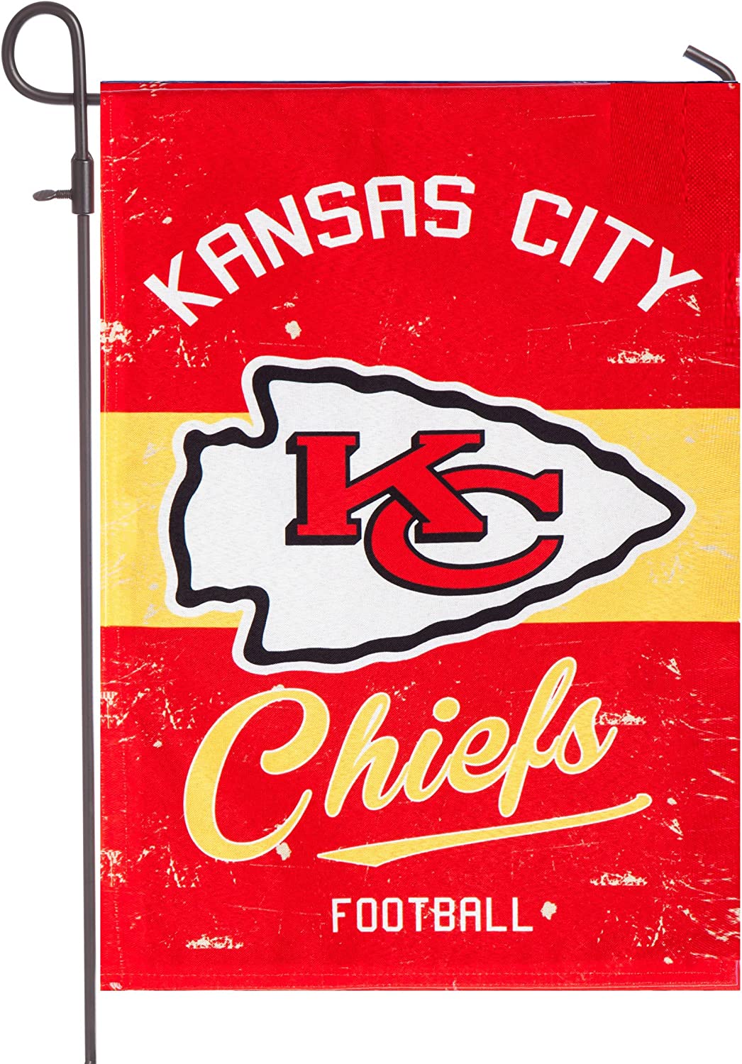 Kansas City Chiefs - Vintage Linen Outdoor Garden Flag