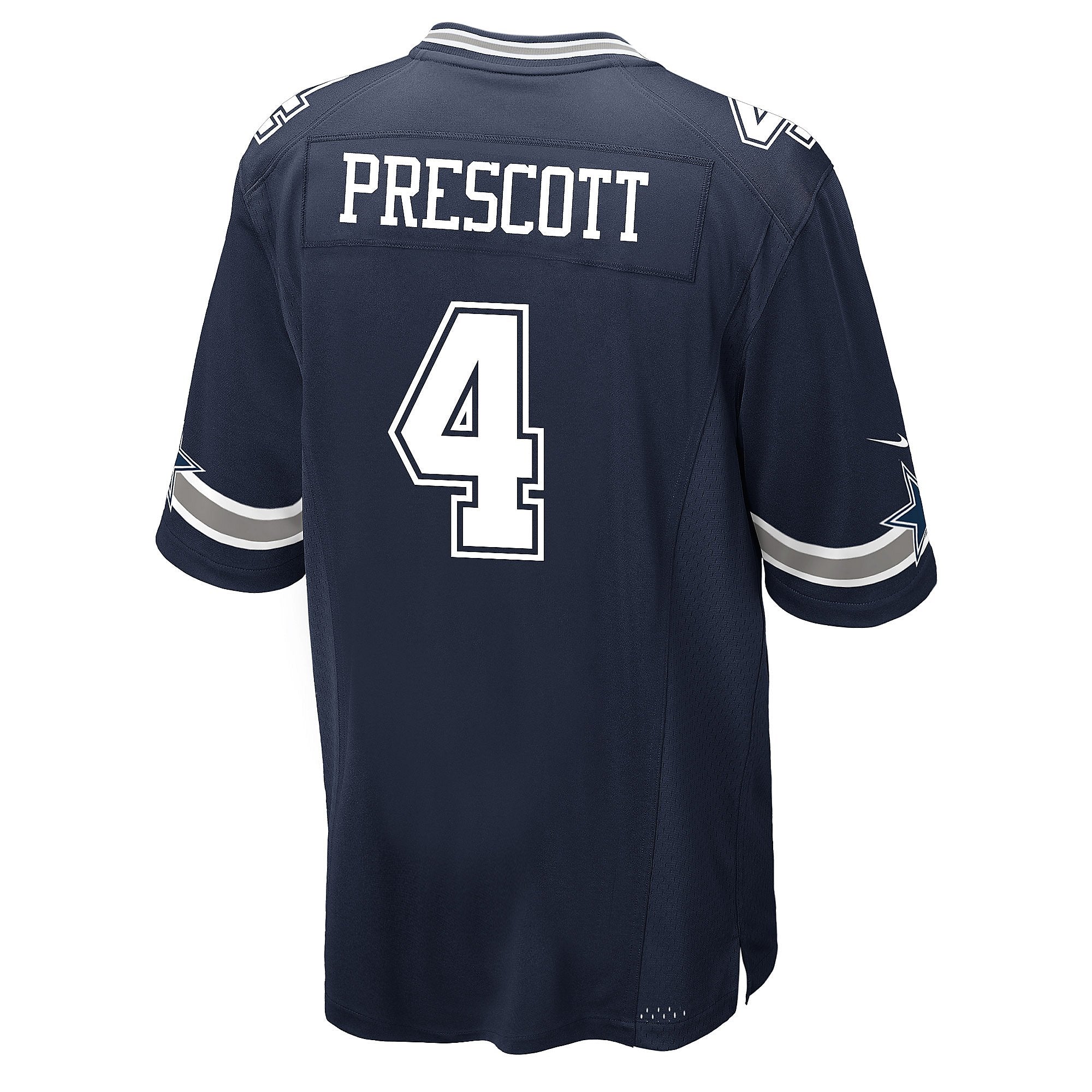 Dallas Cowboys Dak Prescott #4 Nike Navy Game Replica Jersey