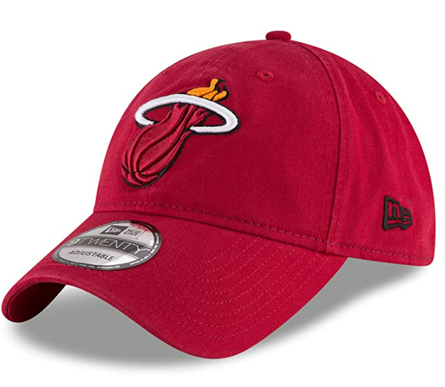 Miami Heat - NBA Core Classic 9Twenty Adjustable Red Hat, New Era