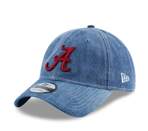 Alabama Crimson Tide - 9Twenty Adjustable Denim Hat, New Era