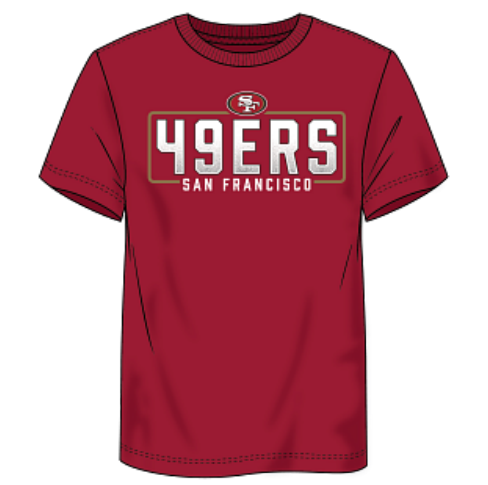 San Francisco 49ers - Men's Iconic Cotton Team Physicality T-Shirt