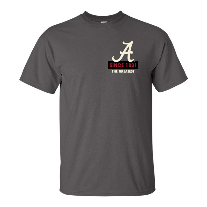 Alabama Crimson Tide - Garment Colors Smoke Grey T-Shirt