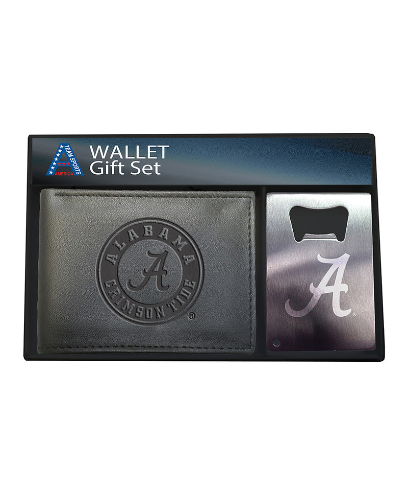 Alabama Crimson Tide Wallet/Bottle Opener Gift Set