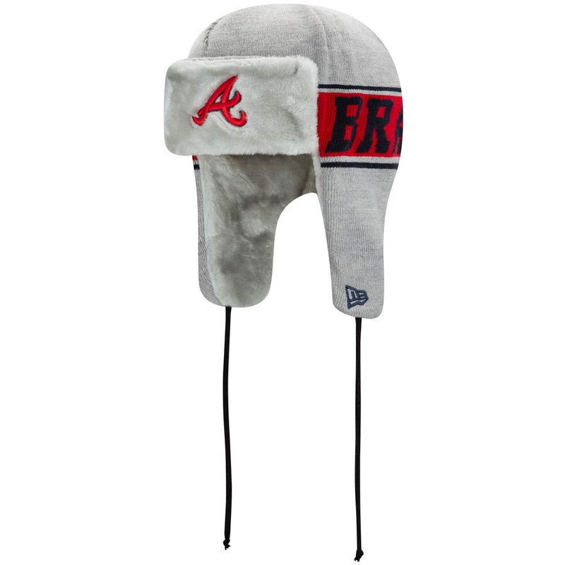 Atlanta Braves - Helmet Gray Knit Hat, New Era