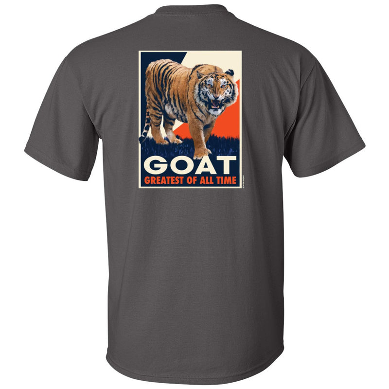 Auburn Tigers - Garment Colors Smoke Grey T-Shirt