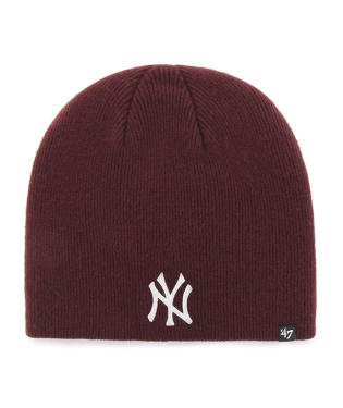 New York Yankees - Dark Maroon Beanie, 47 Brand