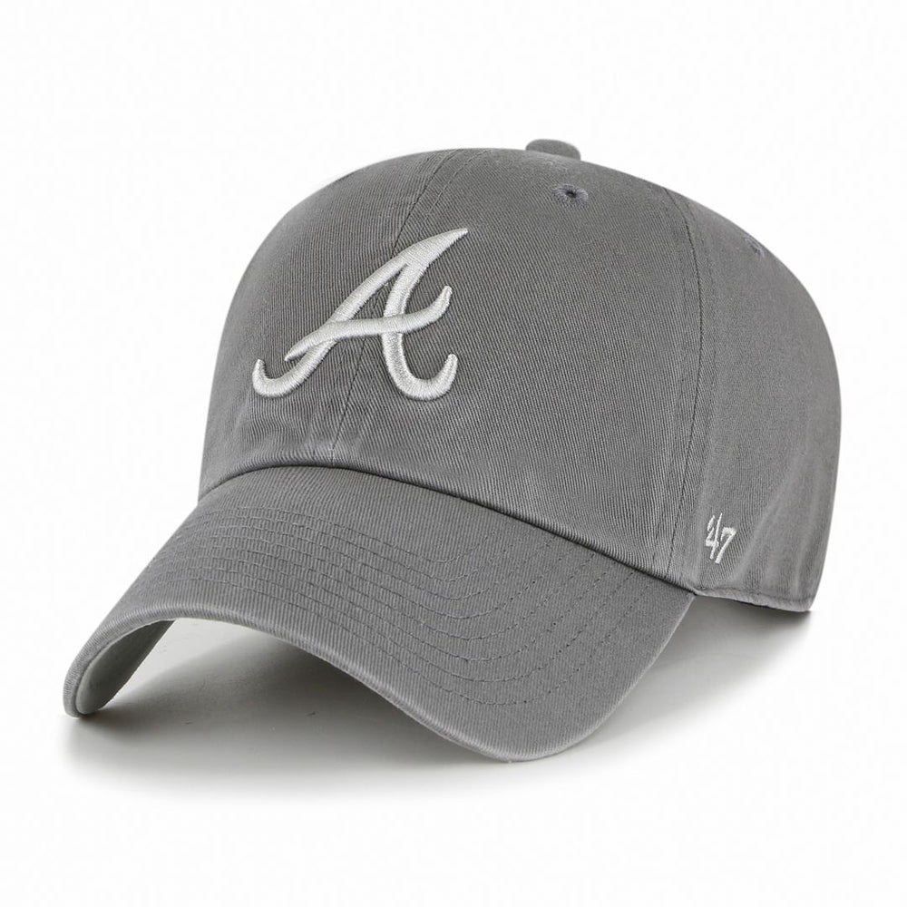 Atlanta Braves - TG Dark Gray Ballpark Clean Up Hat, 47 Brand