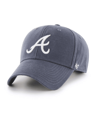 Atlanta Braves - Vintage Navy Legend MVP Hat, 47 Brand