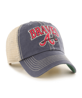 Atlanta Braves Vintage Navy Tuscaloosa '47 clean Up