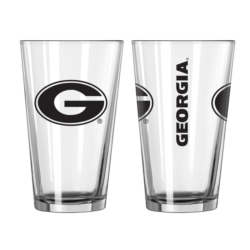 Georgia Bulldogs - 16oz Gameday Pint Glass