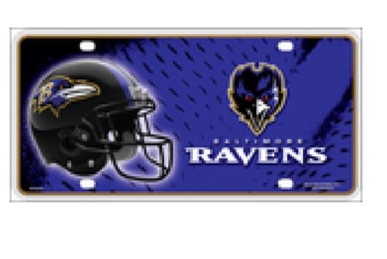 Baltimore Ravens - Metal Novelty License Plate