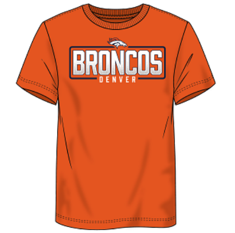 Denver Broncos - Men's Cotton Team Physicality T-Shirt