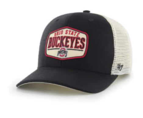 Ohio State Buckeyes - Black Shumay MVP Hat, 47 Brand