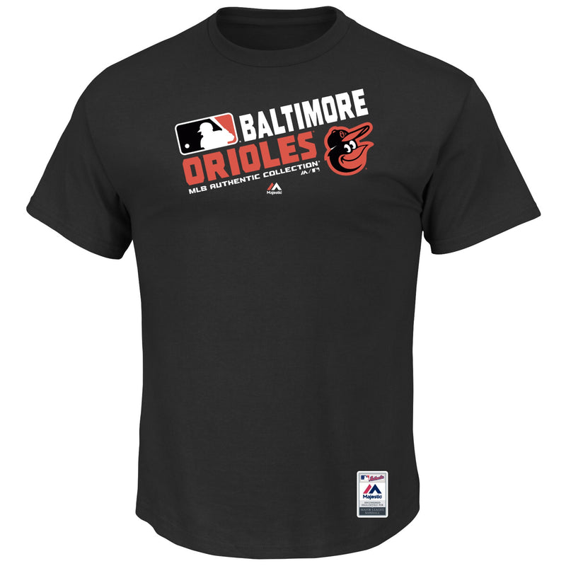 Baltimore Orioles Majestic Black Big T-Shirt