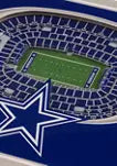 Dallas Cowboys - 3D StadiumViews 4" x 4" Coaster