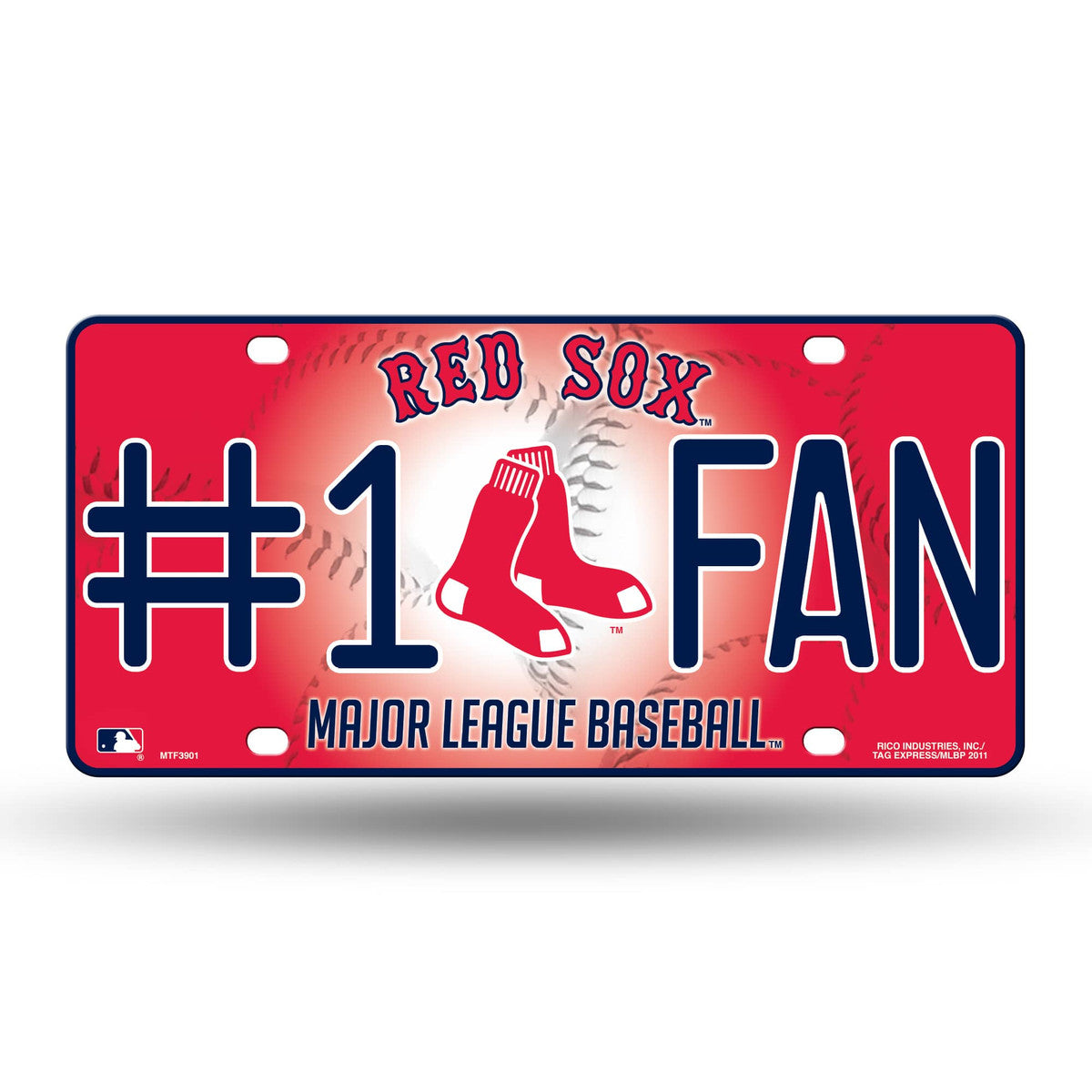 Boston Red Sox - #1 Fan License Plate