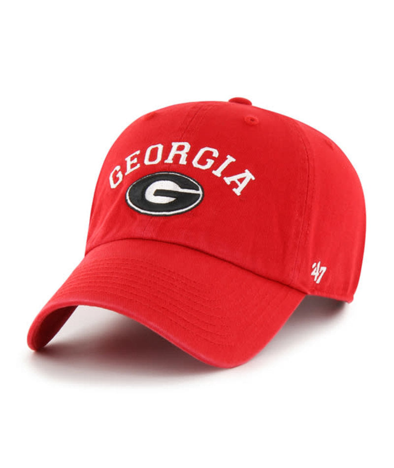 Georgia Bulldogs - Red Classic Arch Clean Up All Hat, 47 Brand