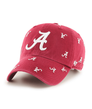 Alabama Crimson Tide - Razor Red Confetti Clean Up Hat, 47 Brand