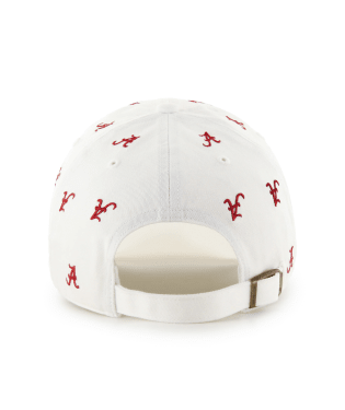 Alabama Crimson Tide - White Confetti Clean Up Hat, 47 Brand