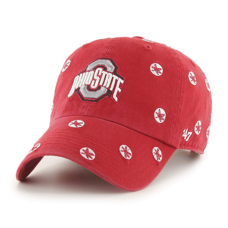 Ohio State Buckeyes - Confetti Clean Up Adjustable Hat, 47 Brand
