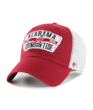 Alabama Crimson Tide - Razor Red Crawford Clean Up, 47 Brand