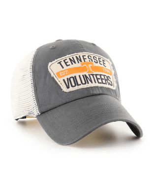 Tennessee Volunteers - Charcoal Crawford Clean Up Hat, 47 Brand