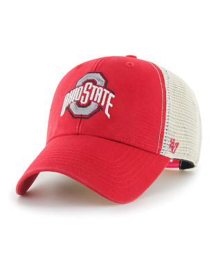 Ohio State Buckeyes - Red Flagship Wash MVP Hat, 47 Brand