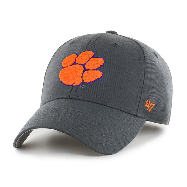 Clemson Tigers - Charcoal Wool All MVP Hat, 47 Brand
