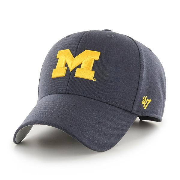 Michigan Wolverines - Navy Postgame MVP Hat, 47 Brand