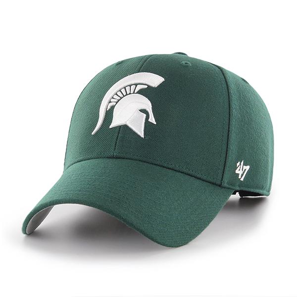 Michigan State Spartans - Green MVP Adjustable Hat, 47 Brand