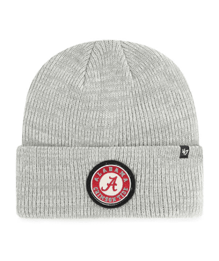 Alabama Crimson Tide - Grey Plainfield Cuff Knit, 47 Brand