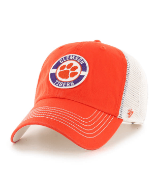 Clemson Tigers Orange Porter Clean Up Hat 47 Brand