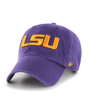LSU Tigers - Purple Clean Up Hat, 47 Brand
