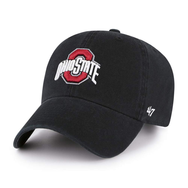 Ohio State Buckeyes - Black Clean Up Hat, 47 Brand