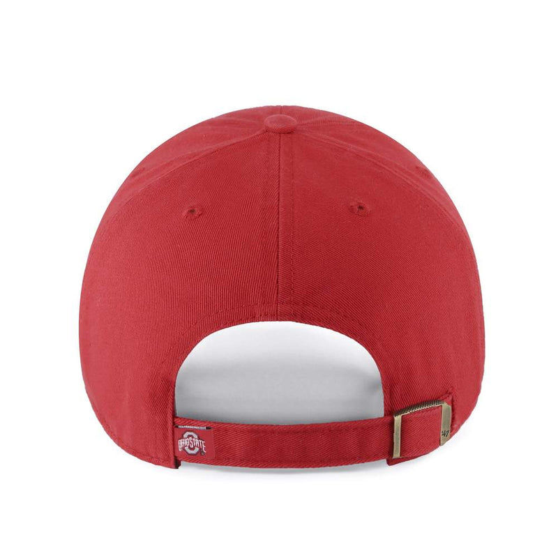 Ohio State Buckeyes - Red Clean Up Hat, 47 Brand