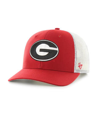 Georgia Bulldogs - Red Trucker Hat, 47 Brand