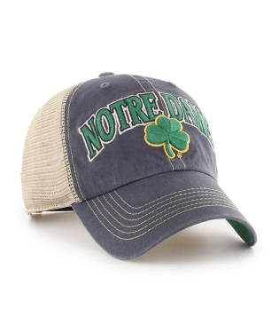 Notre Dame Fighting Irish - Vintage Navy Tuscaloosa Clean Up Hat, 47 Brand