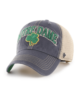 Notre Dame Fighting Irish - Vintage Navy Tuscaloosa Clean Up Hat, 47 Brand