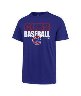 Chicago Cubs - Fall Navy Blockout Super Rival T-Shirt