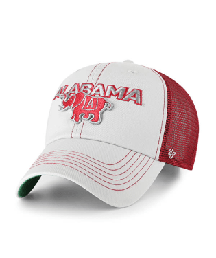 Alabama Crimson Tide - H-Champs Gray Trawler Side Clean Up Hat, 47 Brand