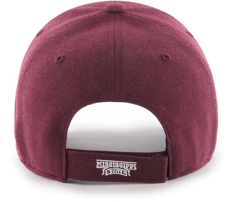 Mississippi State Bulldogs - Maroon MVP Adjustable Hat, 47 Brand