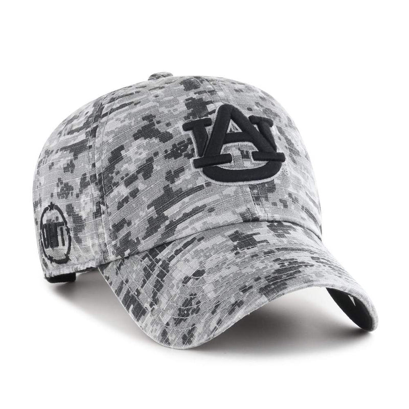 Auburn Tigers - OHT Grey Digital Camo Nilan Brand Clean Up Hat, 47 Brand