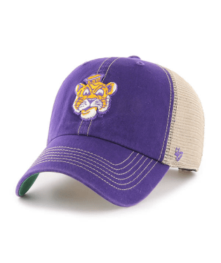 LSU Tigers - Vin Purple Trawler Clean Up Hat, 47 Brand