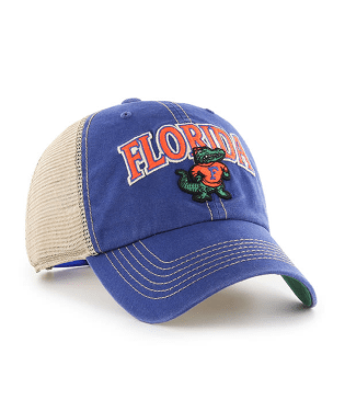Florida Gators - Vin Vintage Royal Tuscaloosa Clean Up Hat, 47 Brand