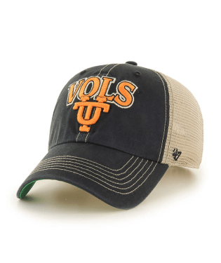 Tennessee Volunteers - Vintage Black Tuscaloosa Clean Up Hat, 47 Brand