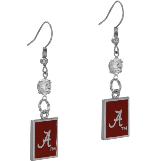 Alabama Crimson Tide - Square Dangle Earrings
