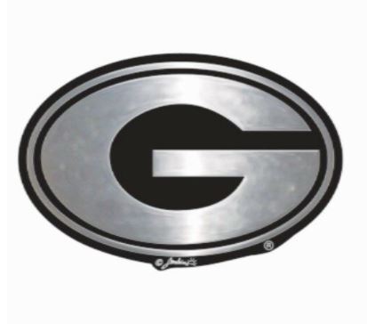 Georgia Bulldogs - Logo Metal 3" x 3.2" Auto Emblem