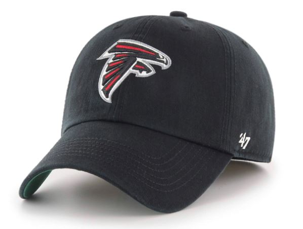 Atlanta Falcons - Black Brand Cleanup Hat, 47 Brand